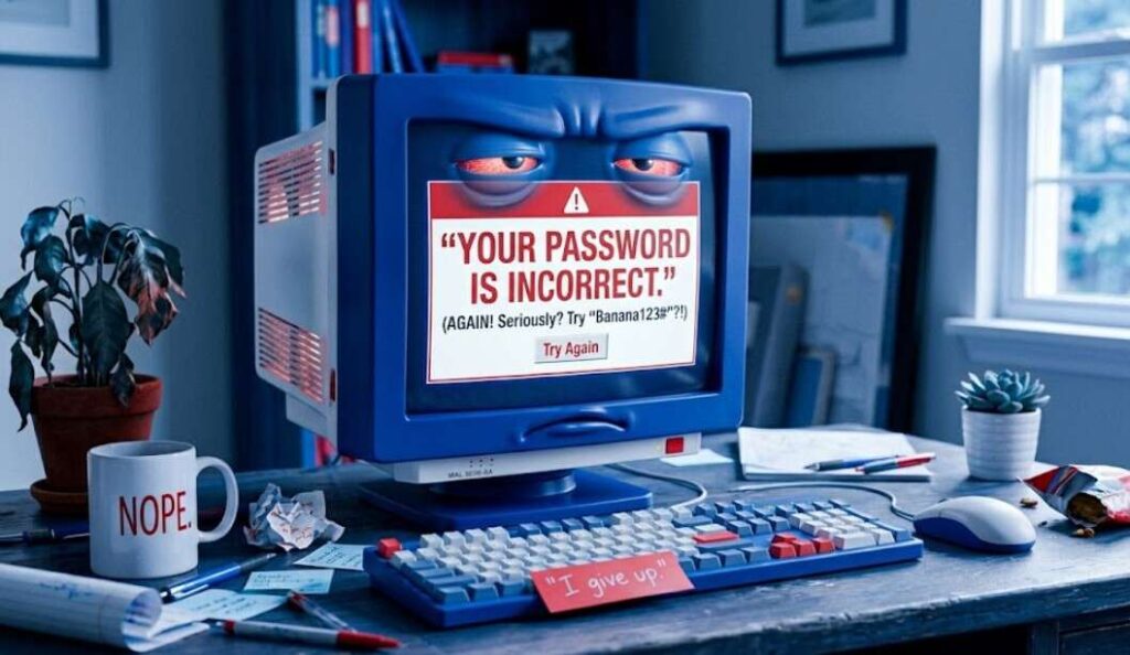 Your Password Is Incorrect